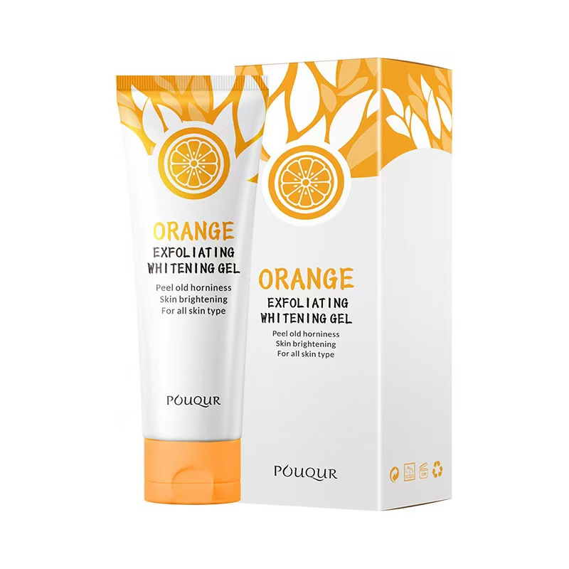 Orange Exfoliating Whitening Gel Orange Exfoliating Gel Scrub Face Whitening ( Chinese Version)