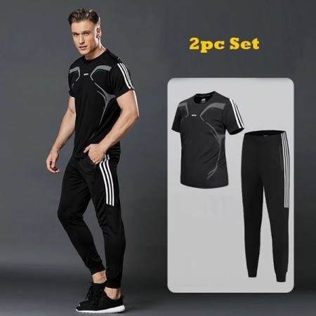 Stylish Tracksuit Trouser & T-Shirt Set (2pc)