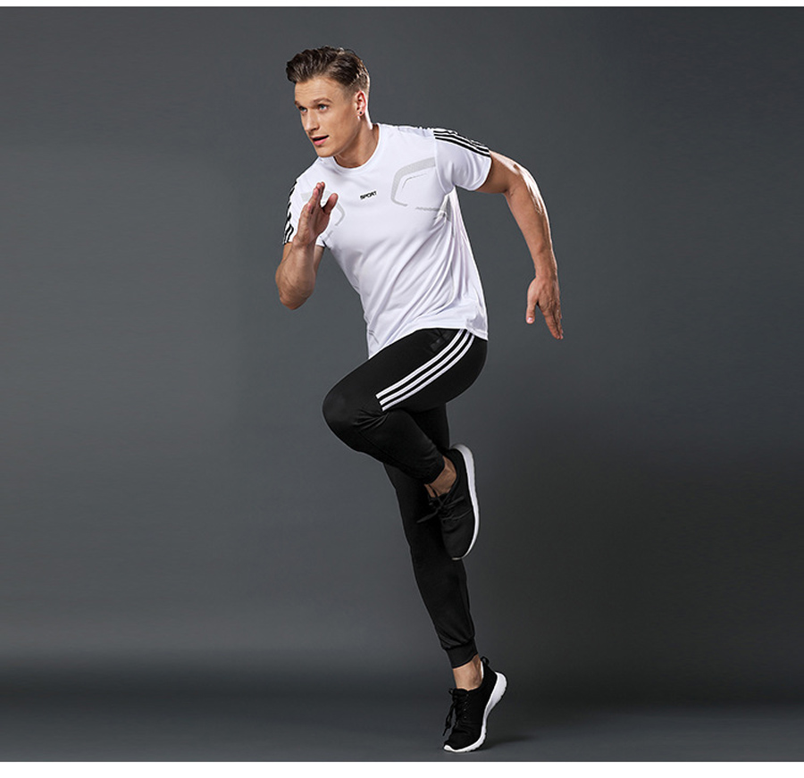 White Colour Stylish Tracksuit Trouser & T-Shirt Set (2pc)
